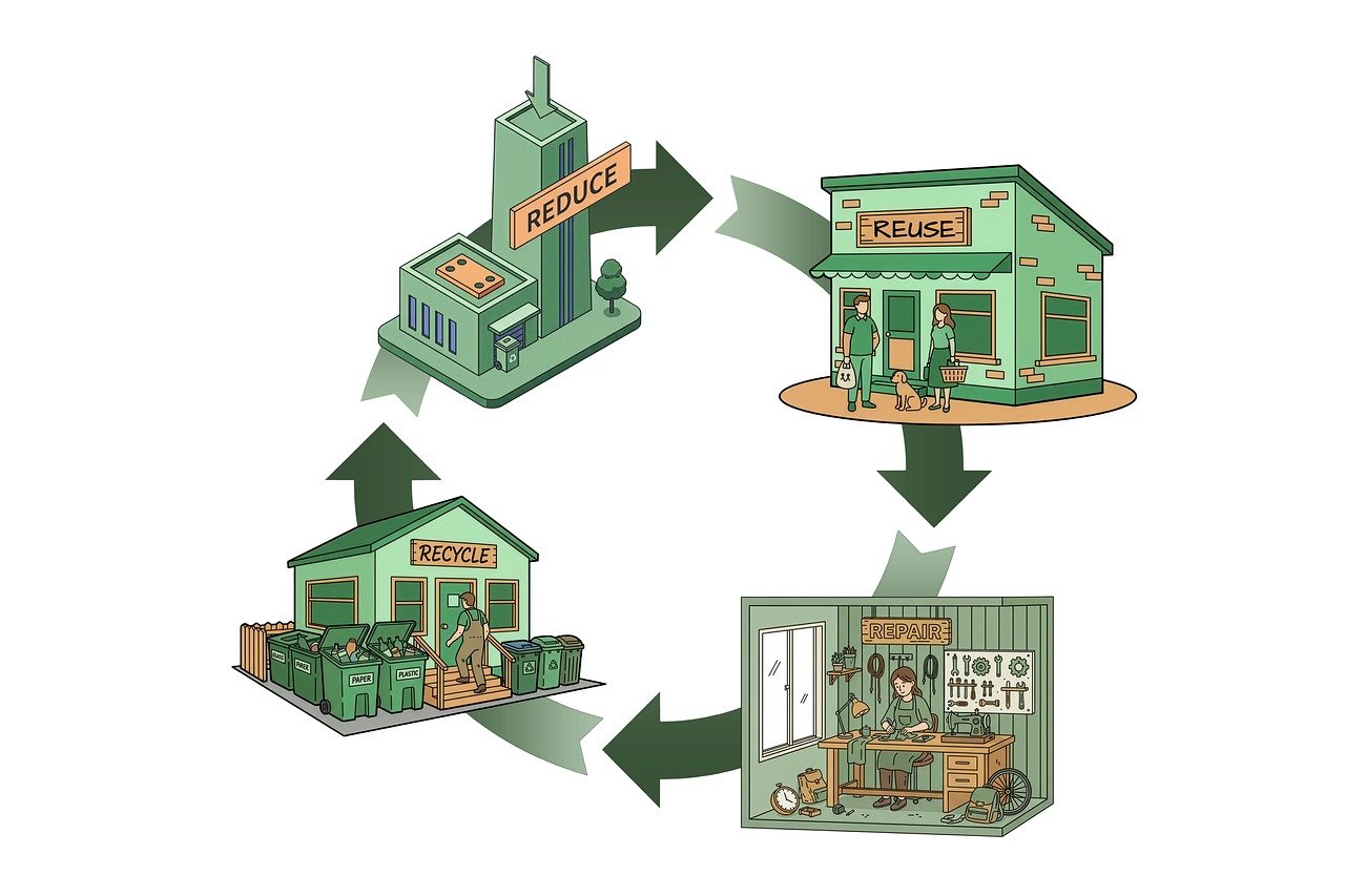 d&eacute;couvrez comment l'&eacute;conomie circulaire favorise un d&eacute;veloppement durable en optimisant les ressources, r&eacute;duisant les d&eacute;chets et promouvant le recyclage pour un futur respectueux de l'environnement.